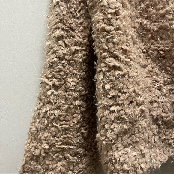 Free People Wrap Teddy Sweater - Picture 4 of 5